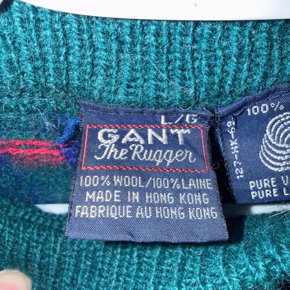 *CLEAROUT PRICE* 100% Pure Virgin Wool Gant the Rugger **read description - Picture 3 of 6